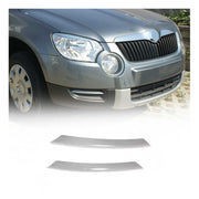 Cadre Phare Antibrouillard pour Skoda Yeti 2010-2013 en acier inox Chromé