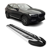 2018-2026 Volvo XC60 Marchepieds latéraux pédale 2Pcs Alu Gris
