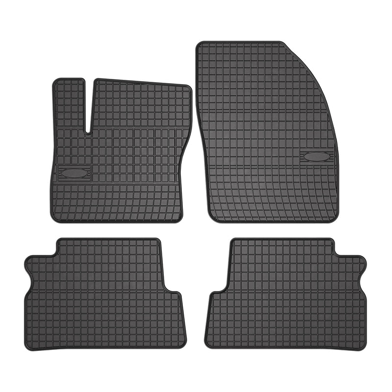 Tapis de Sol pour Ford C-Max 2003-2010 Caoutchouc Noir