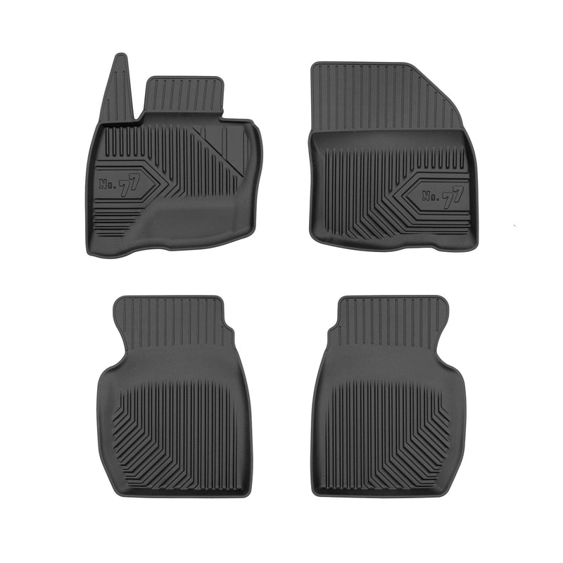 Tapis de Sol de Voiture pour Honda Civic VIII 2006-2011 3Portes TPE Noir 4Pcs