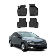 Tapis de Sol pour VW Passat B7 2010-2015 TPE Noir