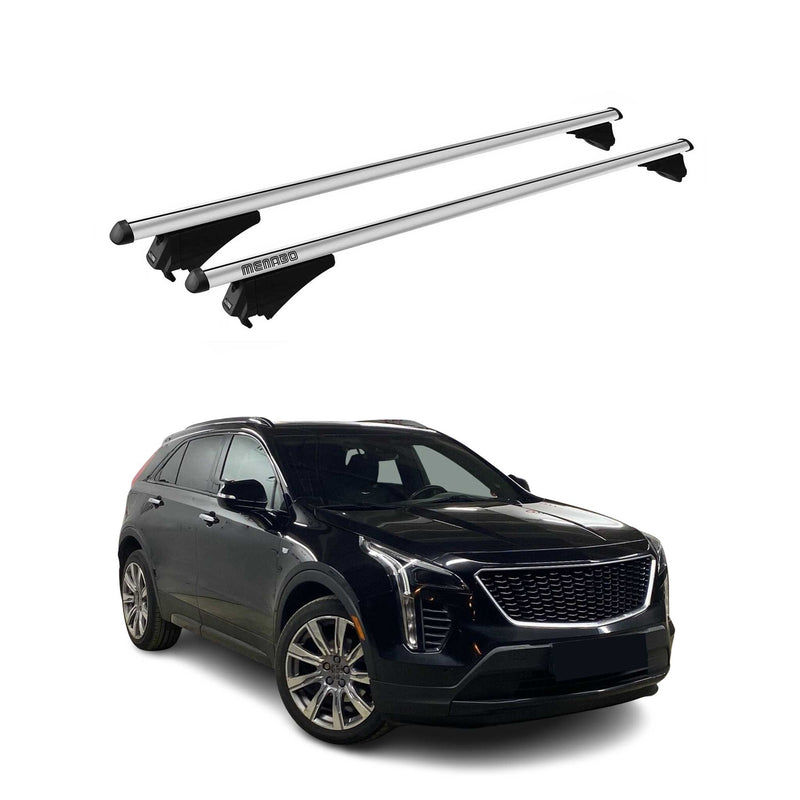 Tiger Barres de toit transversales pour Cadillac XT4 2018-2025 Gris
