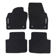 Tapis de Sol de Voiture pour Skoda Kamiq 2019-2026 Velours Imperméable 4Pcs