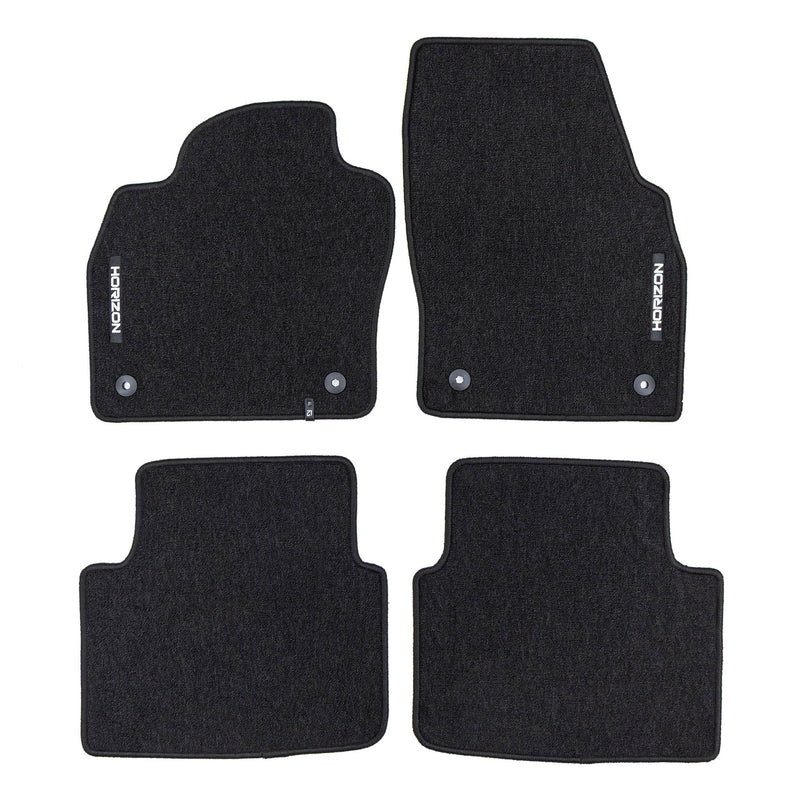 Tapis de Sol de Voiture pour Skoda Kamiq 2019-2025 Velours Imperméable 4Pcs