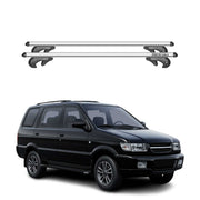 Barres de toit transversales pour Chevrolet Tavera 1998-2017 90kg Alu Gris
