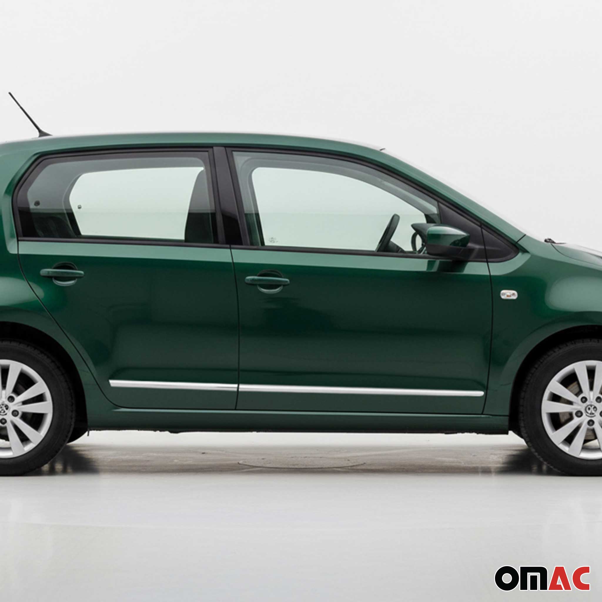 Garniture Baguette de porte latérale pour Skoda Citigo 2011-2025 HB inox 4Pcs