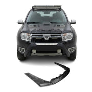 Deflecteurs d'air capot de voiture pour Dacia Duster 2010-2017 en ABS Noir 3 Pcs