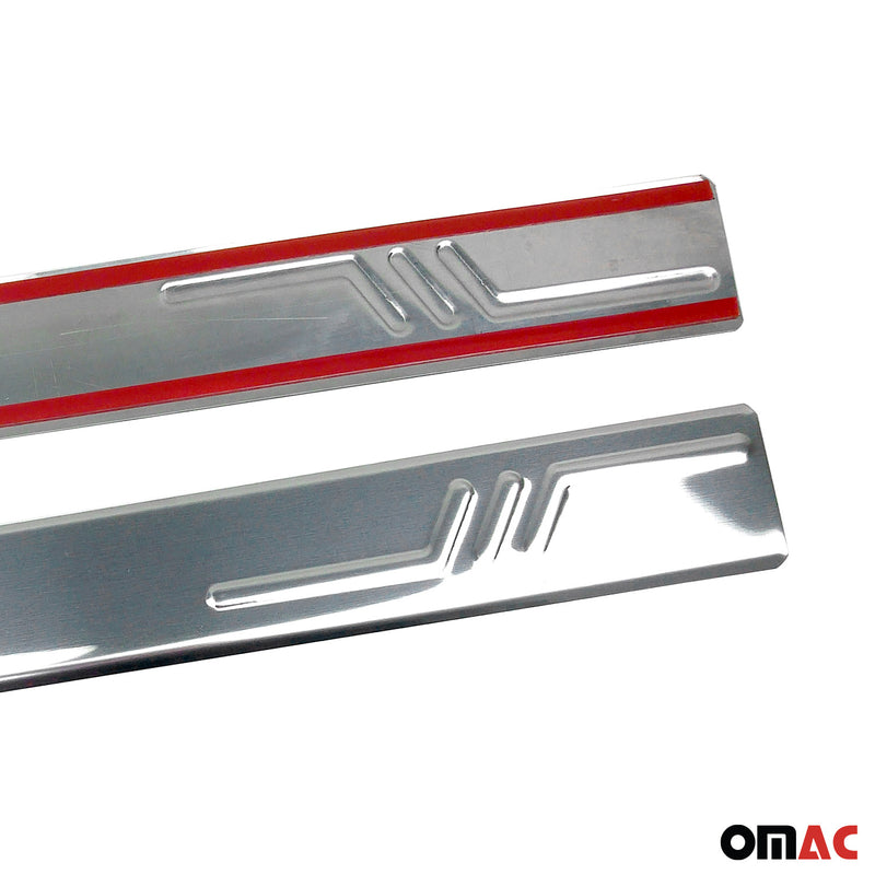 Protection Seuils de Portes pour VW Golf VI Cabriolet 2011-2016 2x Acier Chromé