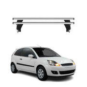 Barres de toit Transversales pour Ford Fiesta V 2002-2008 Alu Gris 2x 3 portes