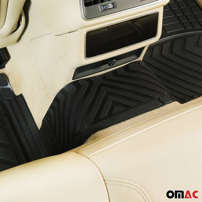 Tapis de Sol de Voiture Imperméable TPE pour Fiat 600 / 600E 2023-2025 4 pcs