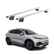 Barres de toit transversales pour BYD Atto 3 2023-2026 Alu Gris Argenté 2x ABE