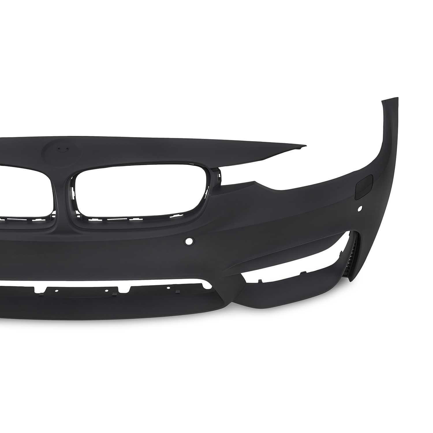 Pare-choc Bumper + Lave-phares pour BMW Series 3 F30 2011-2019 Plastique noir 1x
