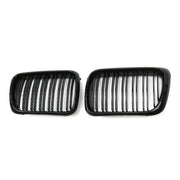 JOM Calandre pour BMW Série 3 E36 1996-1999 Doppelrippe ABS Noir Brillant