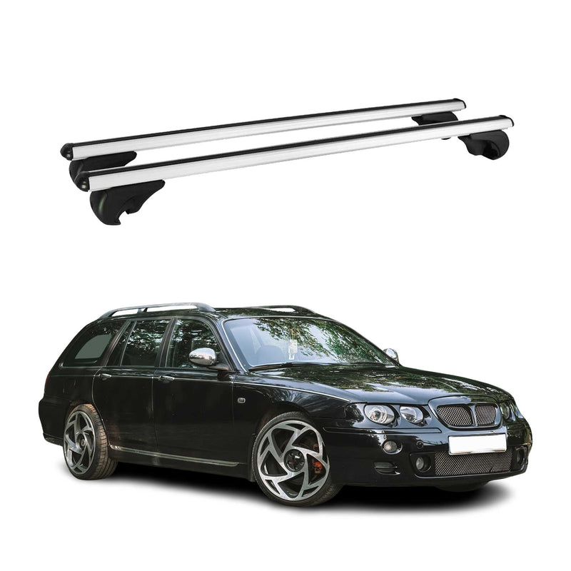 Barres de toit Transversales pour MG ZT-T 2002-2005 Aluminium Argent