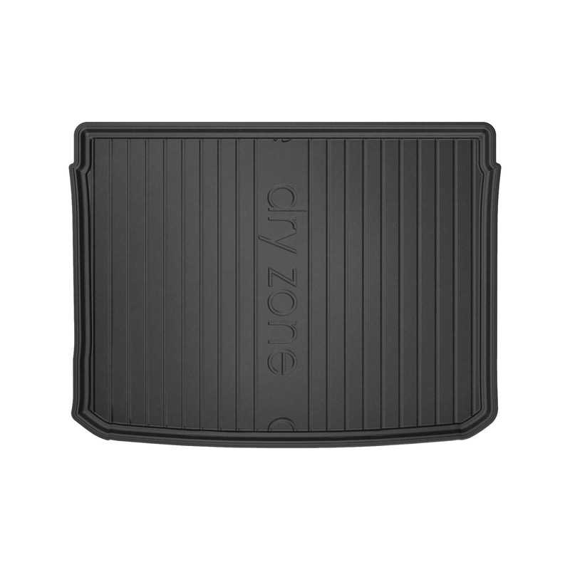 Tapis de coffre pour Fiat 500X 2014-2018 Pre-FL avec roue de secours TPE Noir 1x
