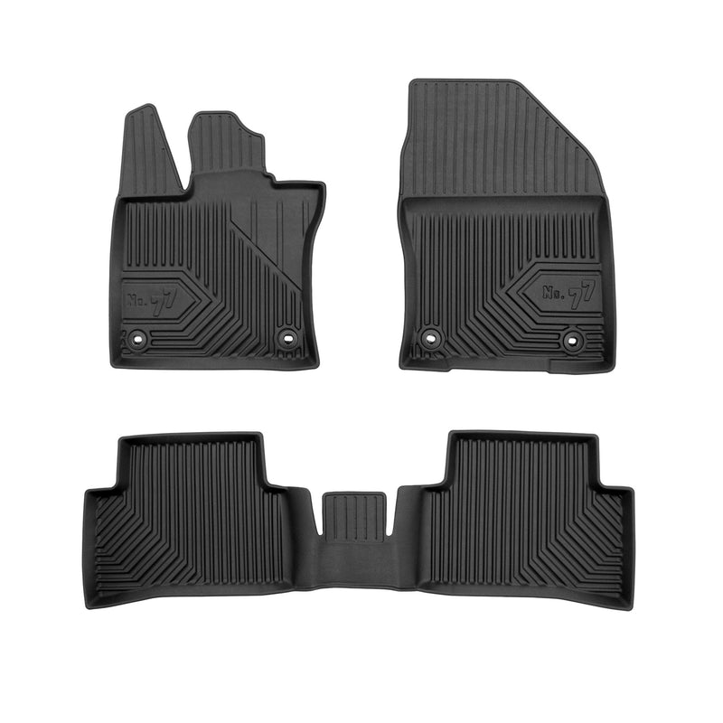 Tapis de Sol de Voiture No.77 pour Lexus UX 2018-2025 TPE Antidérapant Noir 4Pcs