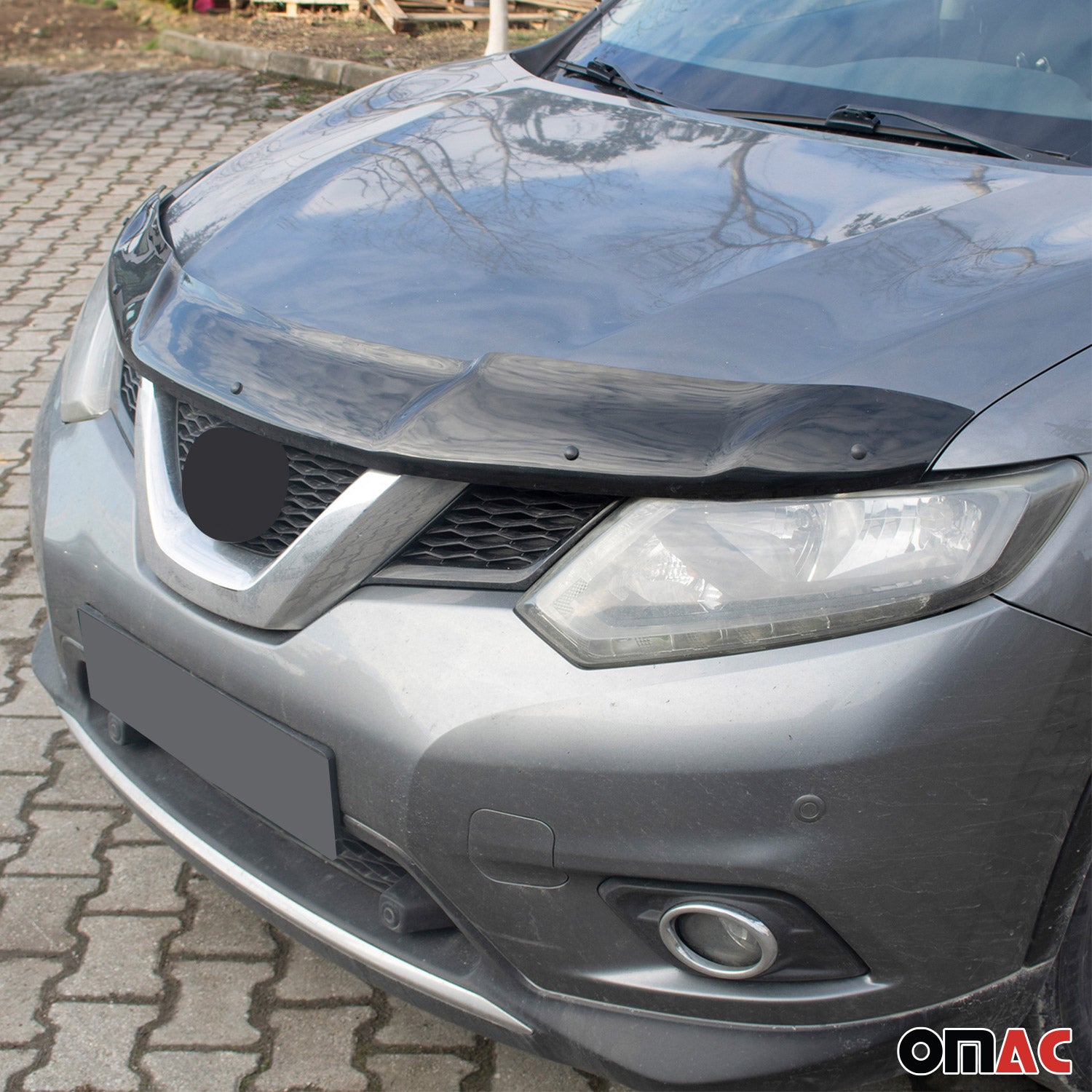 Deflecteurs d'air capot de voiture pour Nissan X-Trail 2014-2021 Acrylique Noir