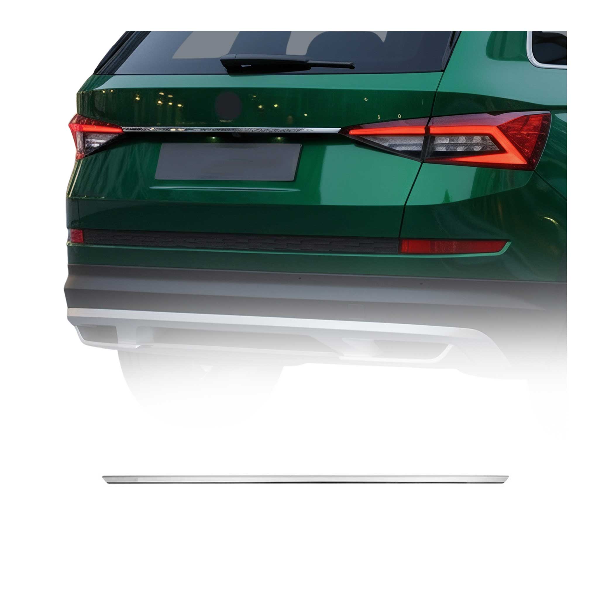 Couverture Poignée de Porte de Hayon Coffre pour Skoda Kodiaq 2017-2021 acier