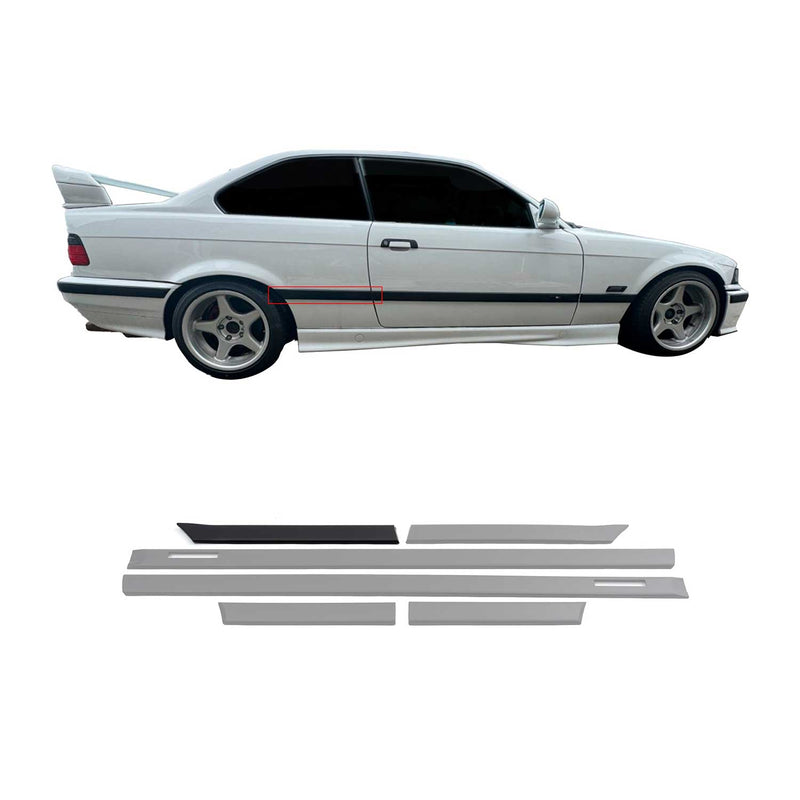 Baguettes latérales Garnitures De Portière pour BMW Series 3 E36 Coupe/ Cabrio