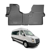 OMAC Tapis de sol pour Volkswagen Crafter 2006-2017 sur mesure en caoutchouc