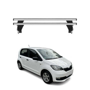 Barres de toit Transversales pour Skoda Citigo 2012-2020 Alu Gris 2x 3 portes