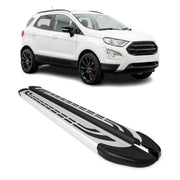Marchepieds Latéraux pédale pour Ford Ecosport 2013-2024 Aluminium Gris 2Pcs