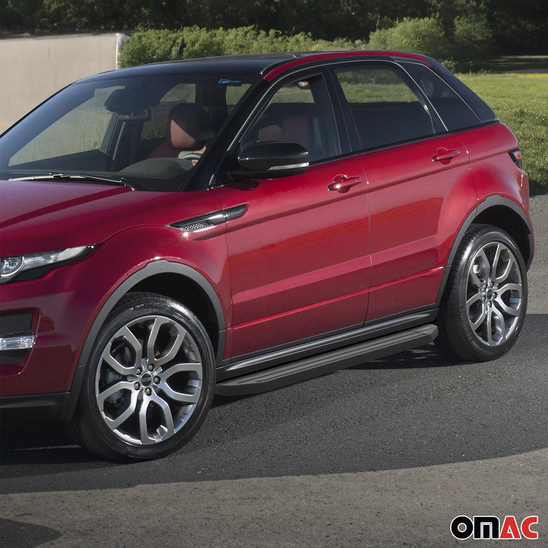 Marchepieds Latéraux pour Land Rover Range Rover Evoque 2011-2018 ABE Alu