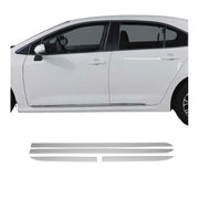 Garniture Baguette de porte latérale pour Toyota Corolla Berline 2019-2026 inox