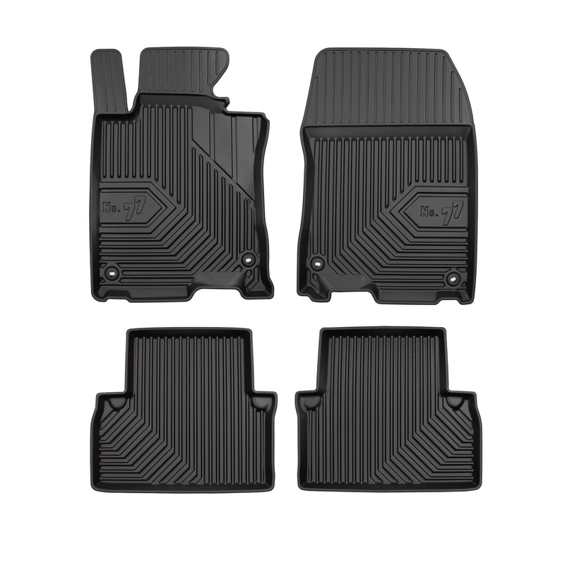 Tapis de Sol de Voiture pour Honda Accord VIII 2008-2015 TPE Imperméable 4Pcs