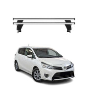 Menabo Barres de toit Transversales pour Toyota Verso 2009-2018 Gris ABE 2x