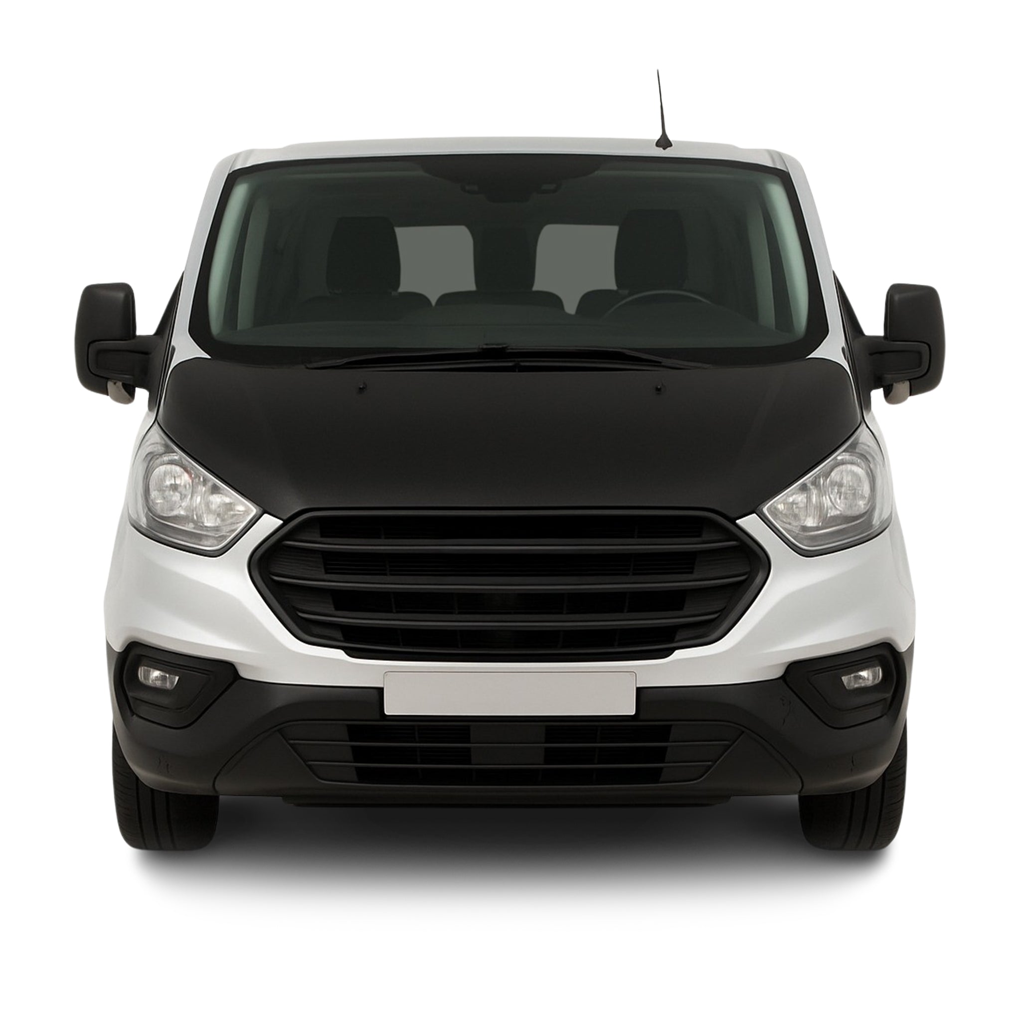 Protège Capot pour Ford Tourneo Transit Custom 2018-2024 Masque vinyle Noir