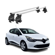 Barres de toit transversales pour Renault Clio IV 2012-2019 Acier Gris
