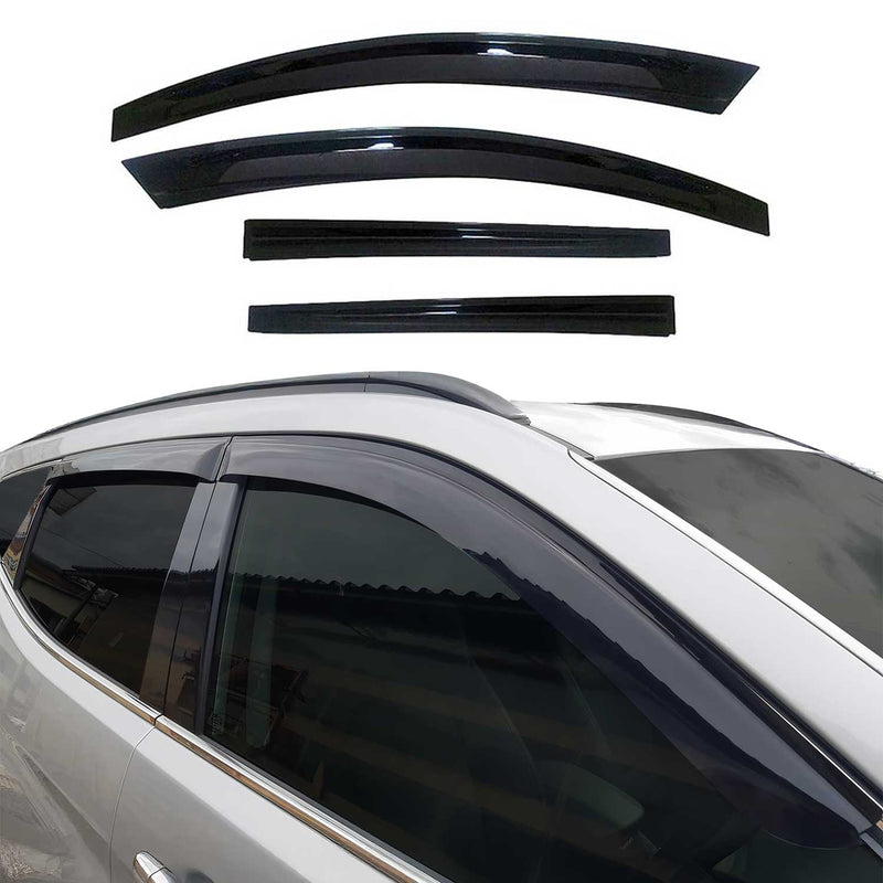 Déflecteurs De Vent Pluie D'air pour Kia Sportage 2015-2021 Acrylique 4 Pcs