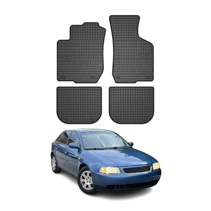 OMAC Tapis de sol pour Audi A3 8L 1996-2003 Noir en caoutchouc
