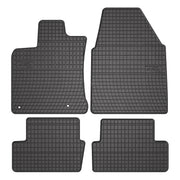 OMAC Tapis de sol pour Nissan Qashqai J10 2006-2013 Noir en caoutchouc