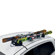 Menabo Porte-Skis Magnétique Snowboard Toit Universel Verrouillable 2 Pièces