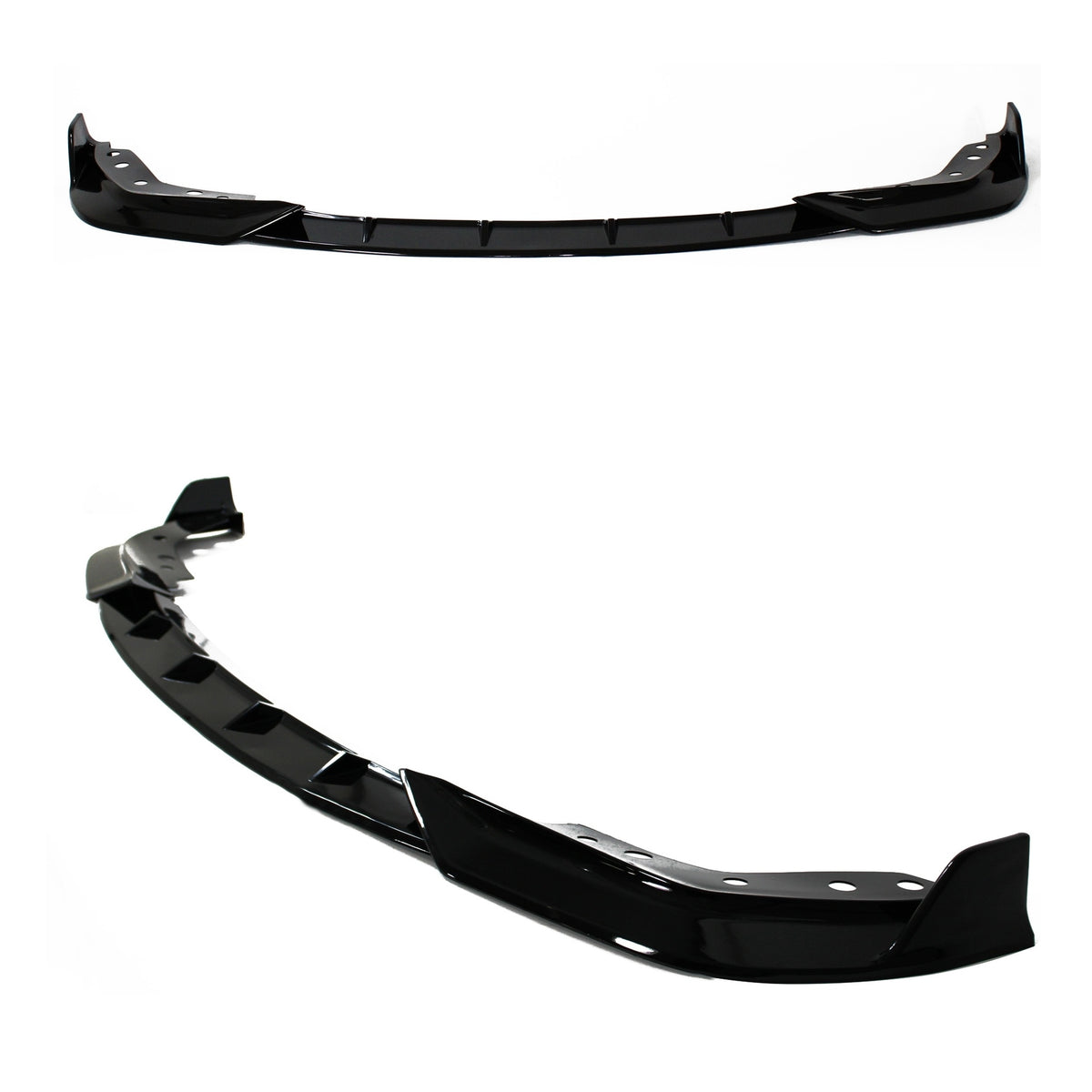 JOM Lèvre de Pare-choc Avant pour BMW Série 3 G20/G21 2019- Noir Brillant Sport Look