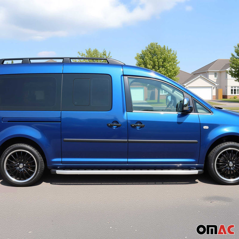 Poignée de porte latérale pour VW T6 T6.1 tout 2015-24 H1 4Portes Acier Sombre