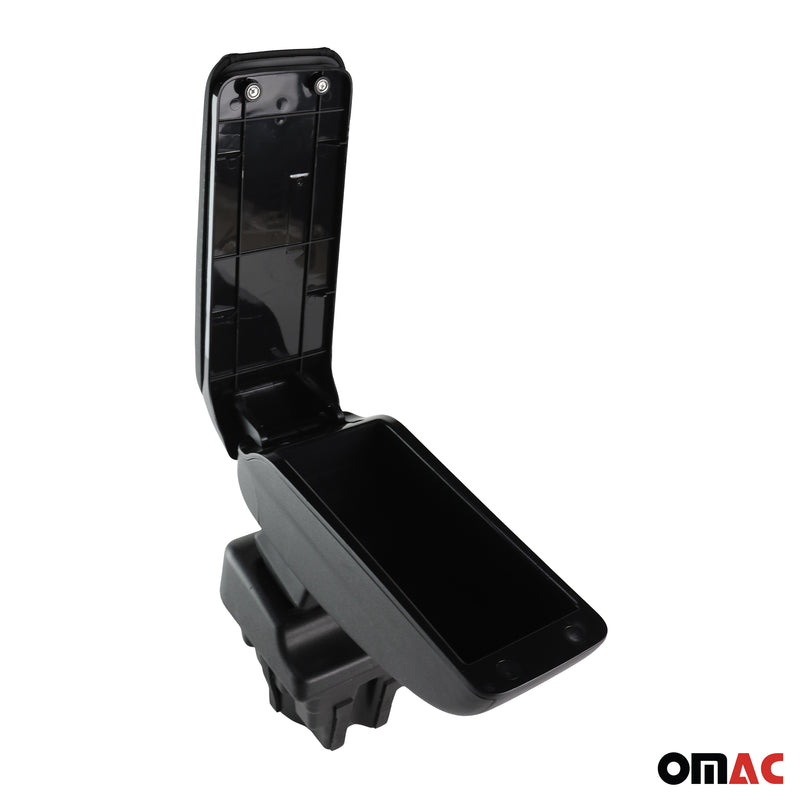 Accoudoir pour Opel Astra J Break 2009-2015 Vinyl Abs Noir Coulissant