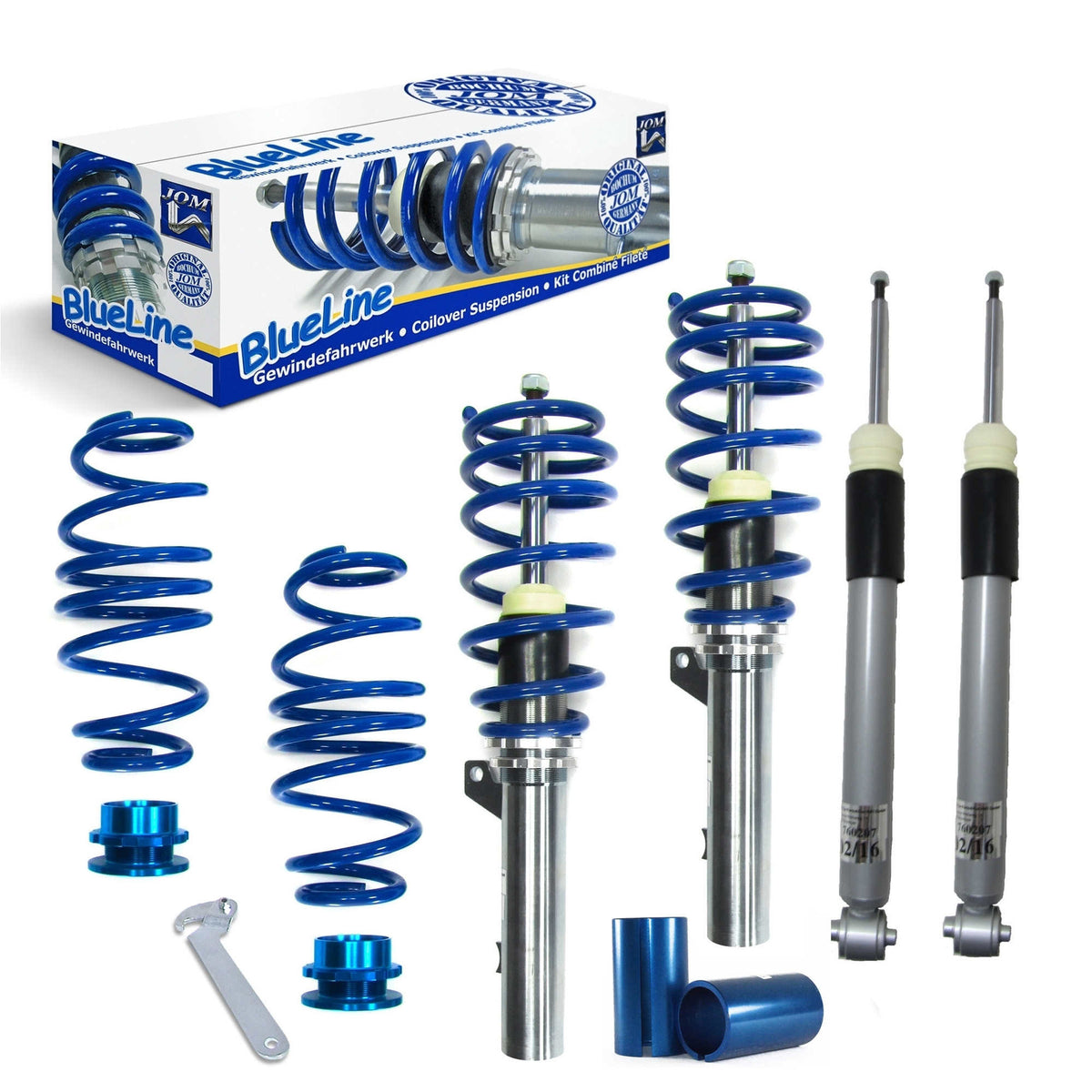JOM BlueLine Combinés Filetés pour Seat Leon ST-Modelle (5F) 1.2 TSI 1.4 TGI