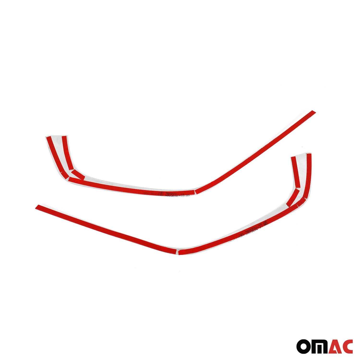 Moulure de Grille de Calandre pour Toyota RAV4 2019-2025 Chromé 2Pcs