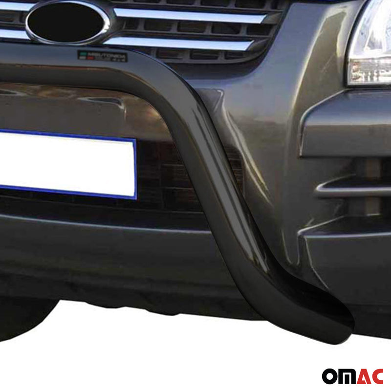 Pare-buffle Avant pour Kia Sportage 2004-2008 76 mm en Acier Noir
