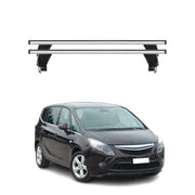 Menabo Barres de toit Transversales pour Opel Zafira Tourer 2011-2019 Alu Gris