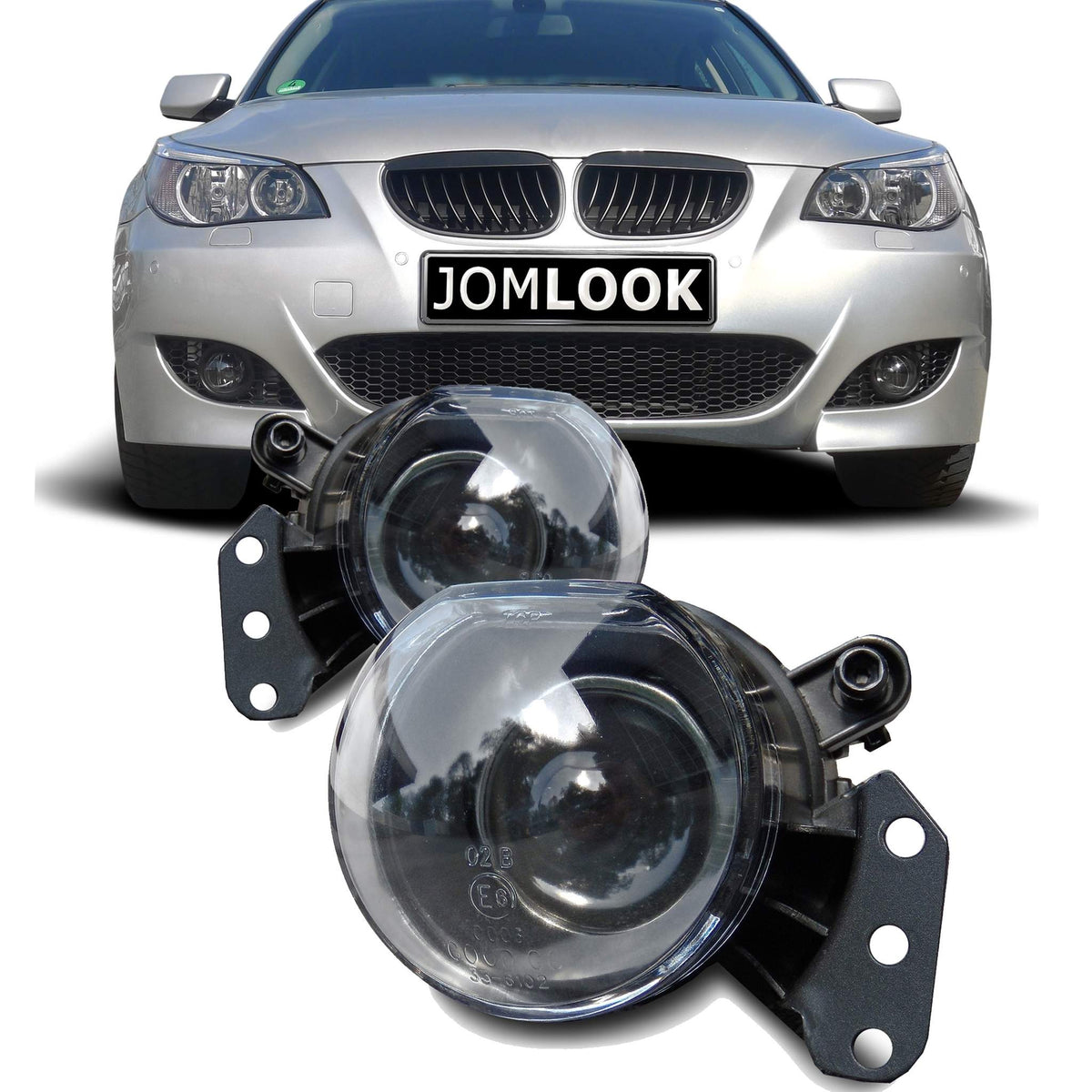 JOM Pare-choc Avant pour BMW Série 5 E60 Berline/E61 Break Polypropylène