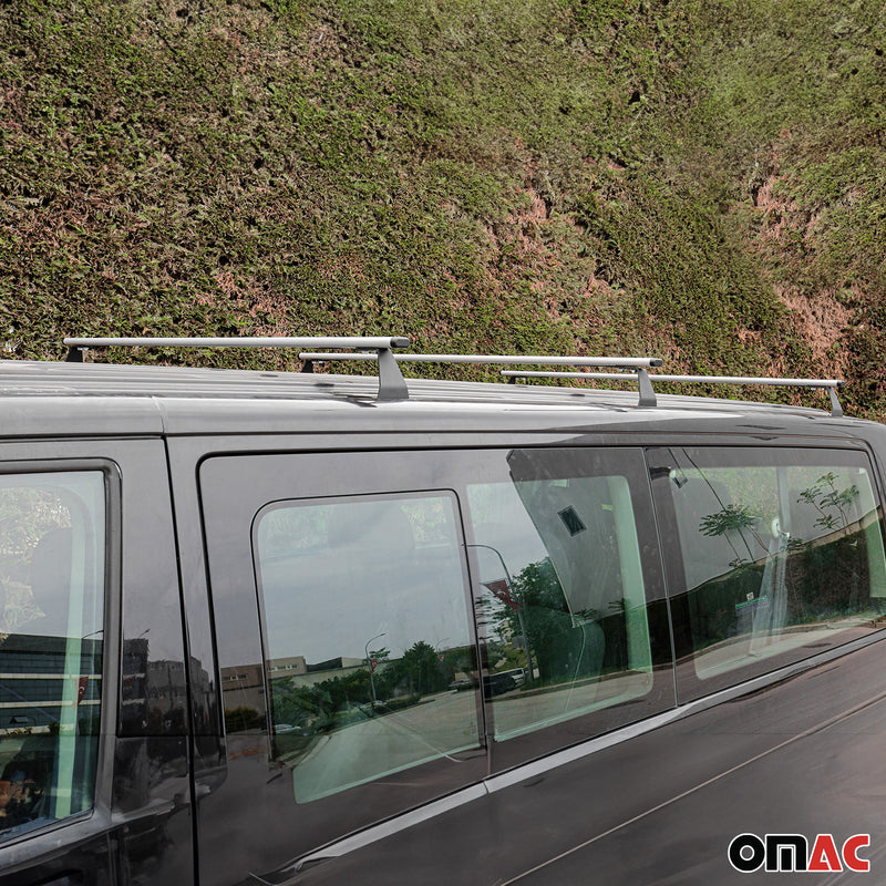 2009-2020 Nissan NV200 Barres transversales de coffre Métal Gris 3 Pcs