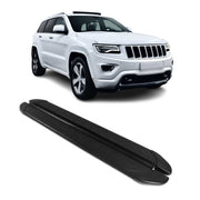 2011-2021 Jeep Grand Cherokee Marchepieds Latéraux 2Pcs Aluminium Noir