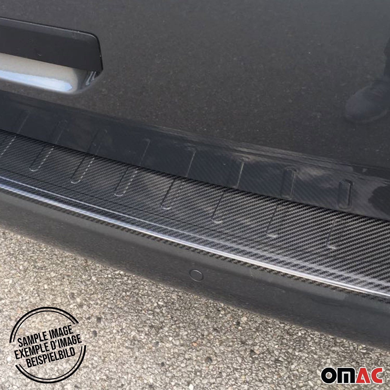 Protection de Pare-Chocs pour Fiat 500 / 500C 2007-2024 Carbone véritable