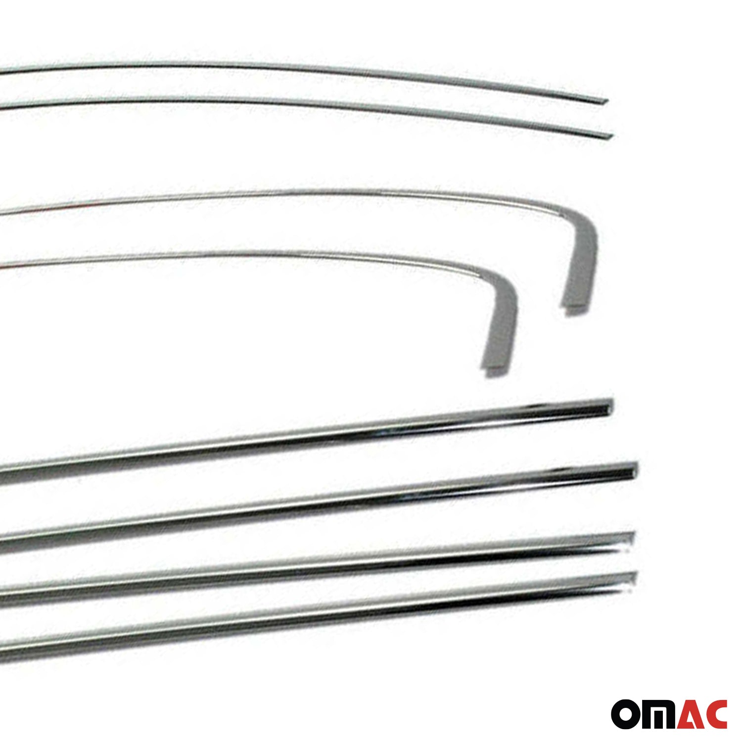 Garniture de Fenêtre pour Fiat Tipo 2015-2026 Berline HB Acier Inox 8Pcs