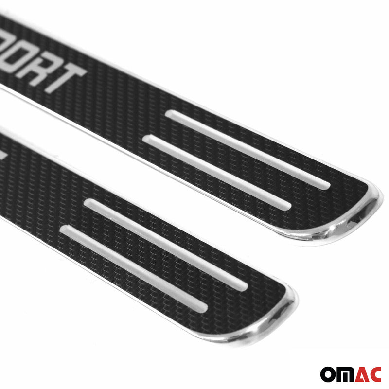 Couverture De Seuil De Porte Pour BMW Série 1 2011-2025 Folie De Carbone 2x
