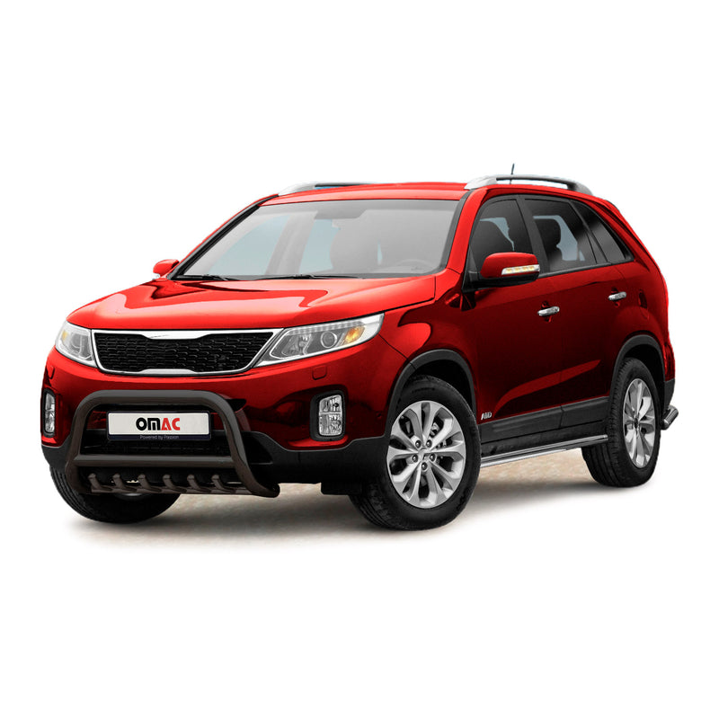 Pare-Buffle Avant Pour Kia Sorento 2012-2015 Acier Inoxydable Noir